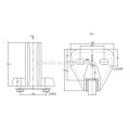 the cheapest cost elevator sliding guide shoe/bush-Applicable to balance-L10series